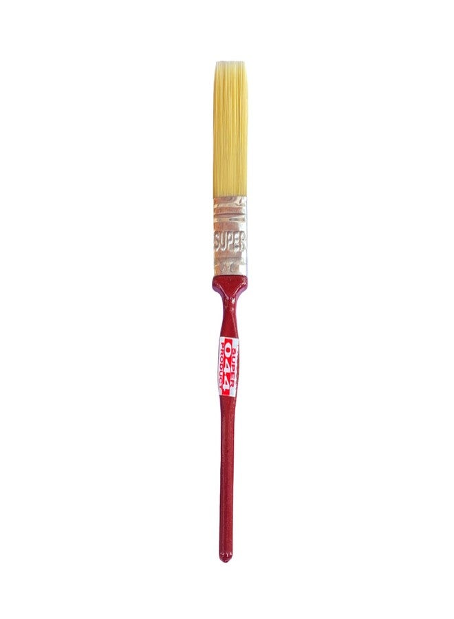 super brush Super Paint Brush RED (25 mm) for Oil Painting, Canvas Painting, Wall Painting and Cleaning Delicate Items 2 pc - Image 3